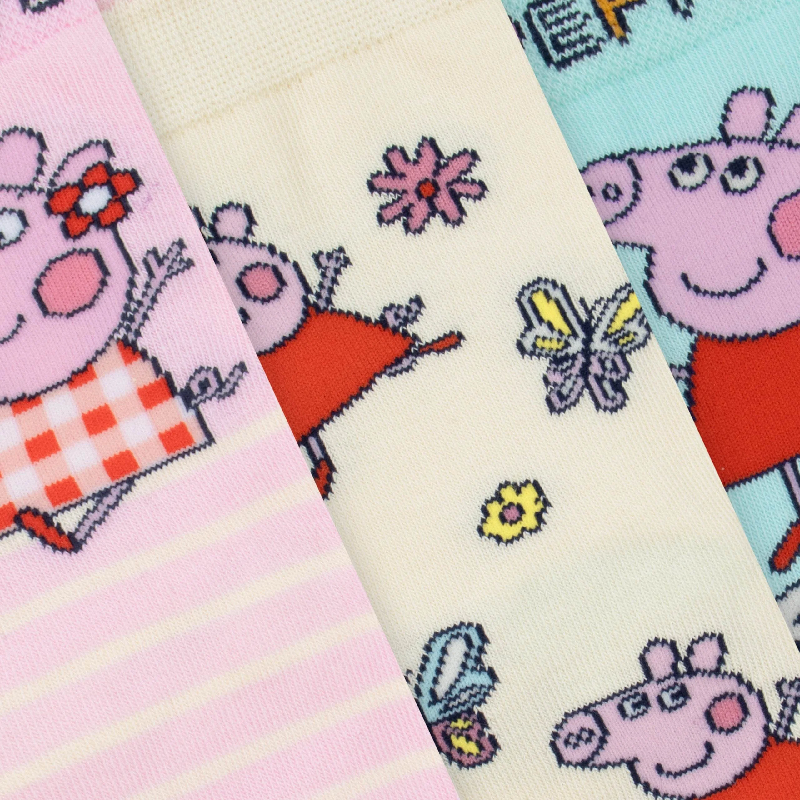 3 Pack Peppa Pig Socks - Image 4
