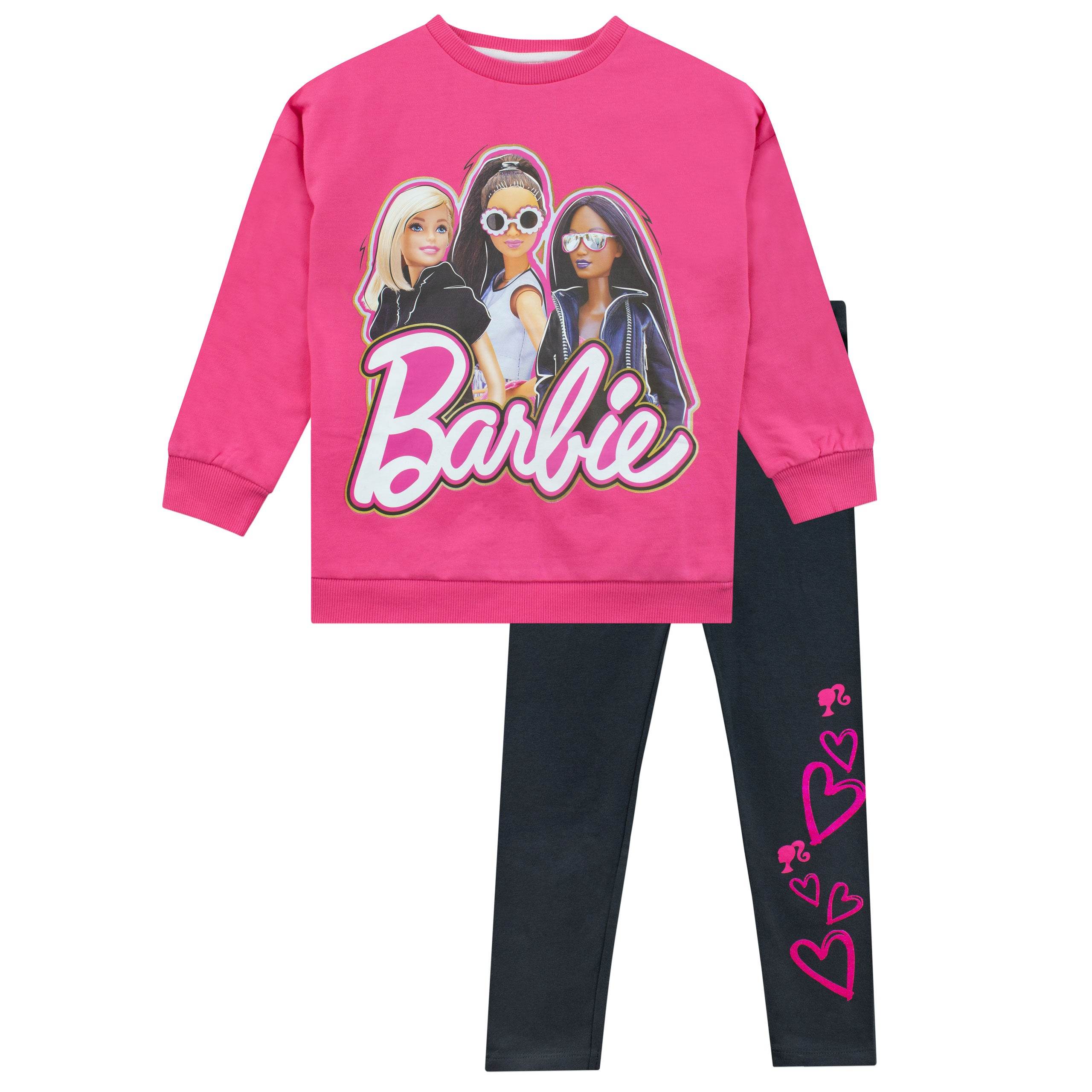 Barbie Sweatshirt and Leggings Outfit - Image 5