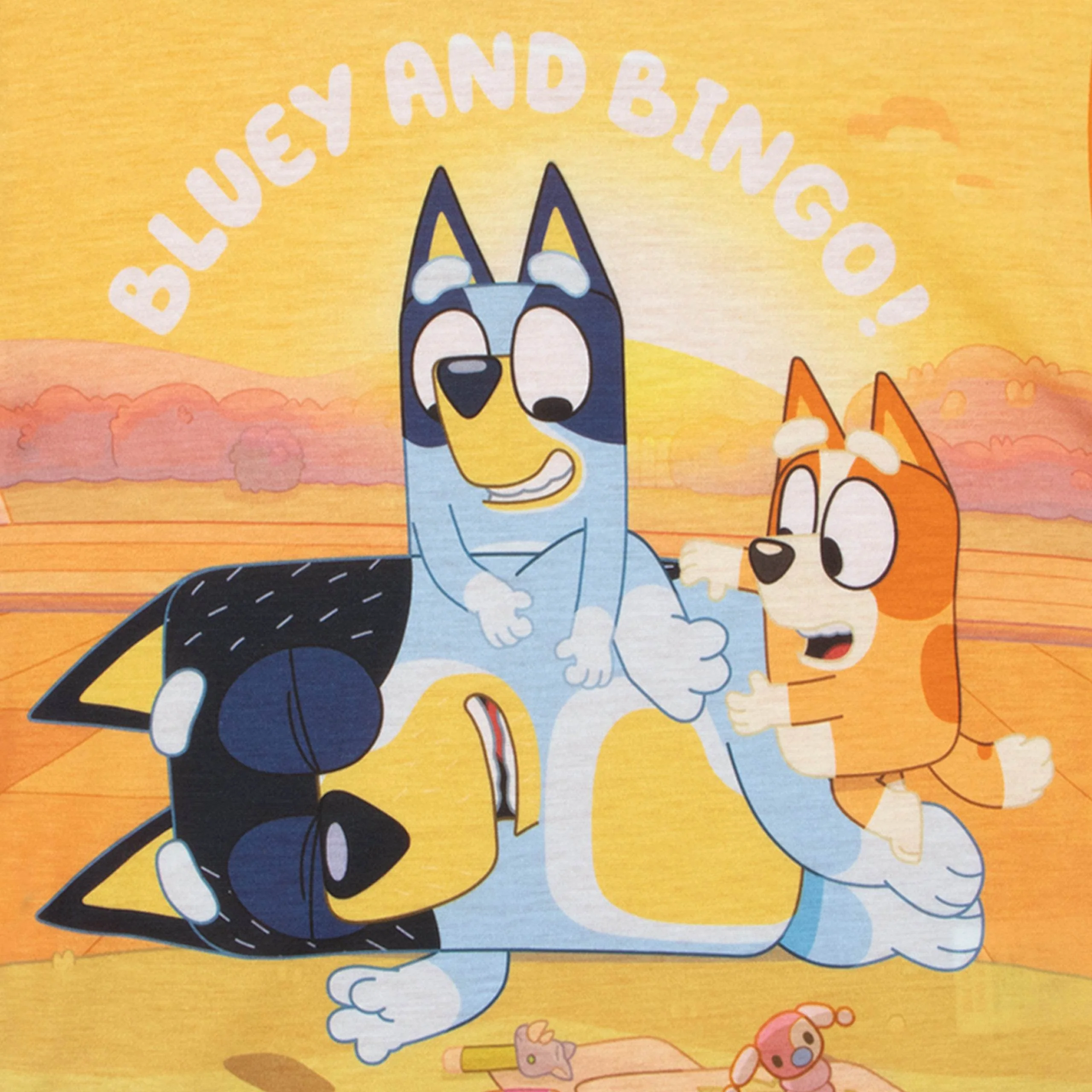 Bluey Boys Short Pyjamas - SLEEPING DAD - Image 2