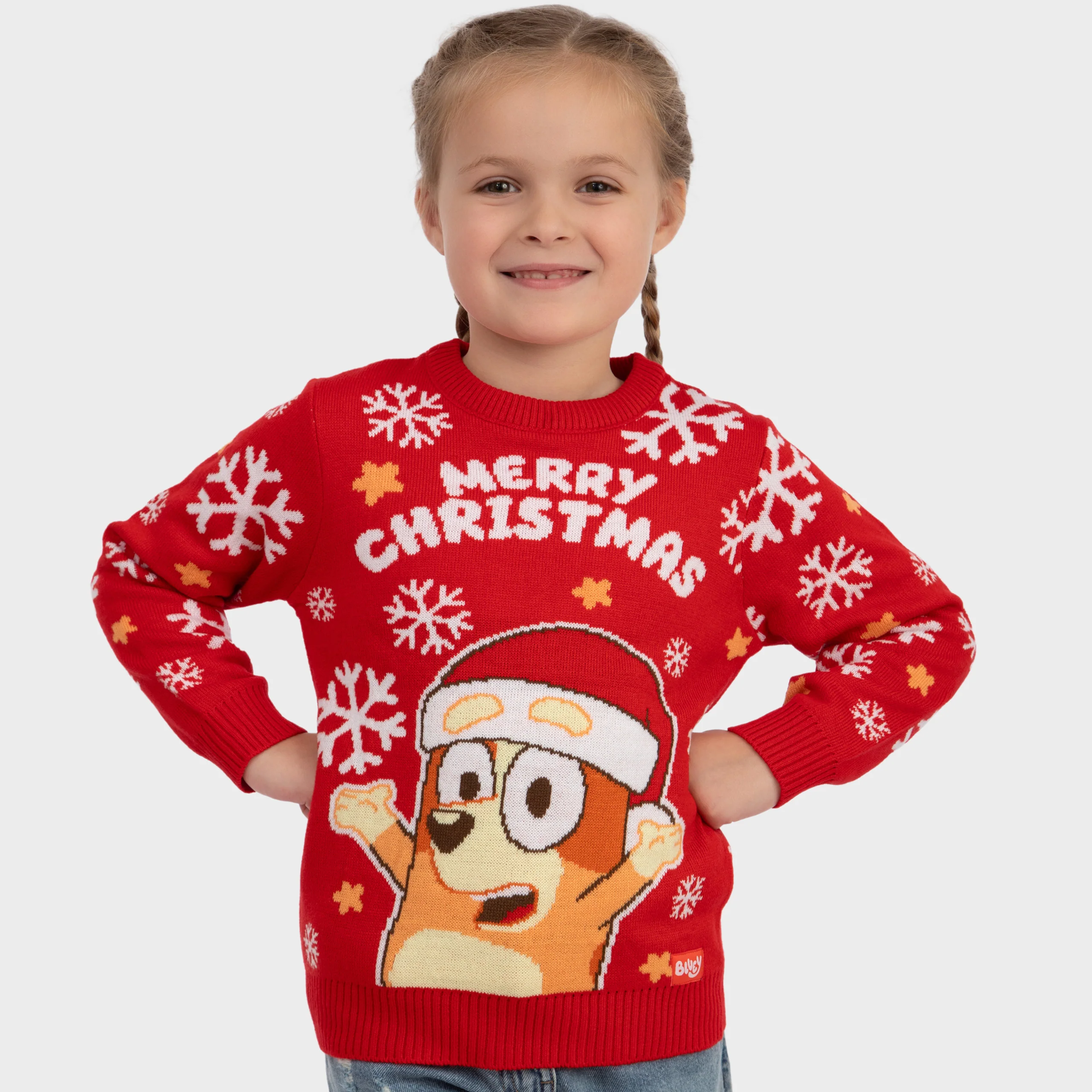 BLUEY TOPS | GIRLS XMAS JUMPER - Image 3