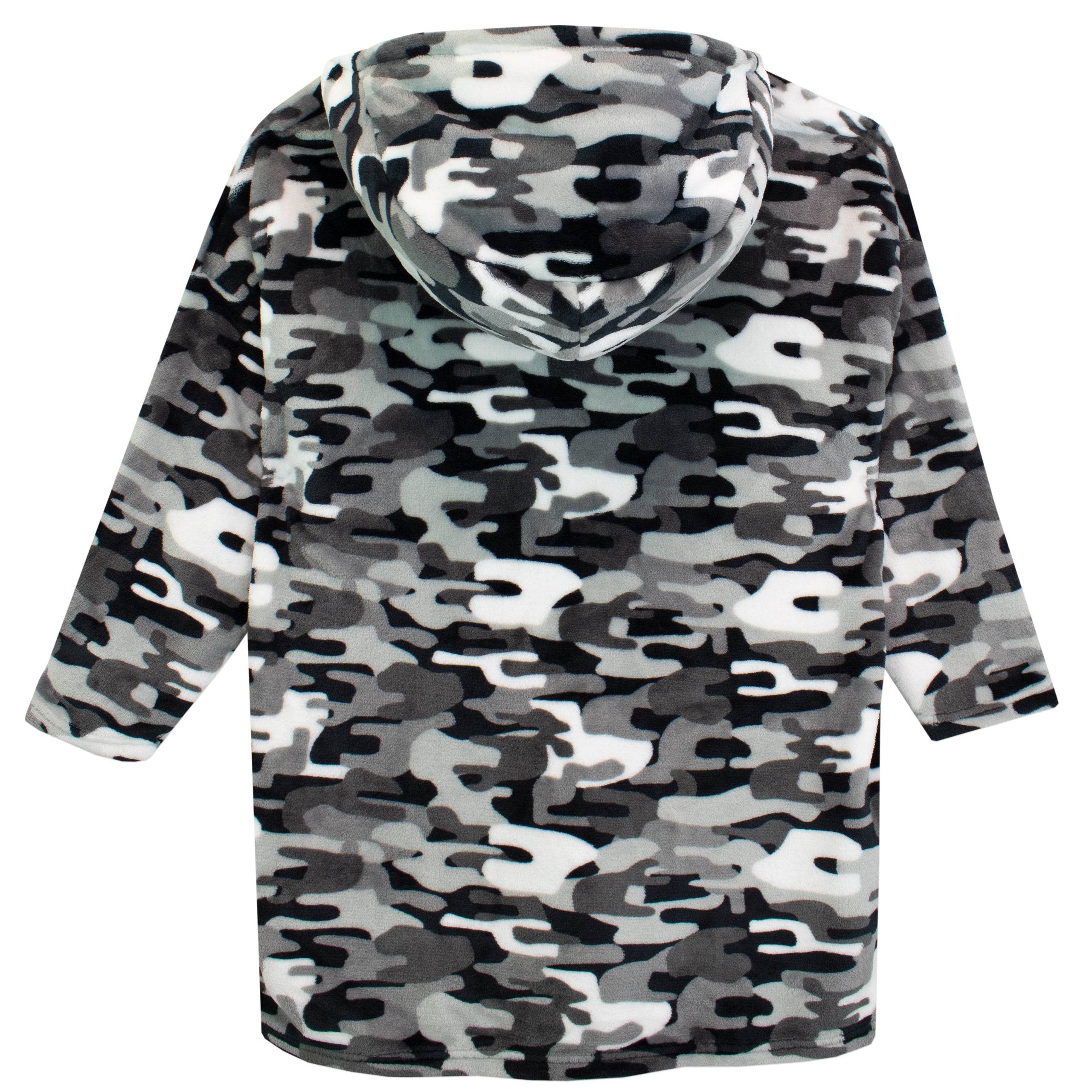 Harry Bear Camo Fleece Hoodie Blanket - Image 5