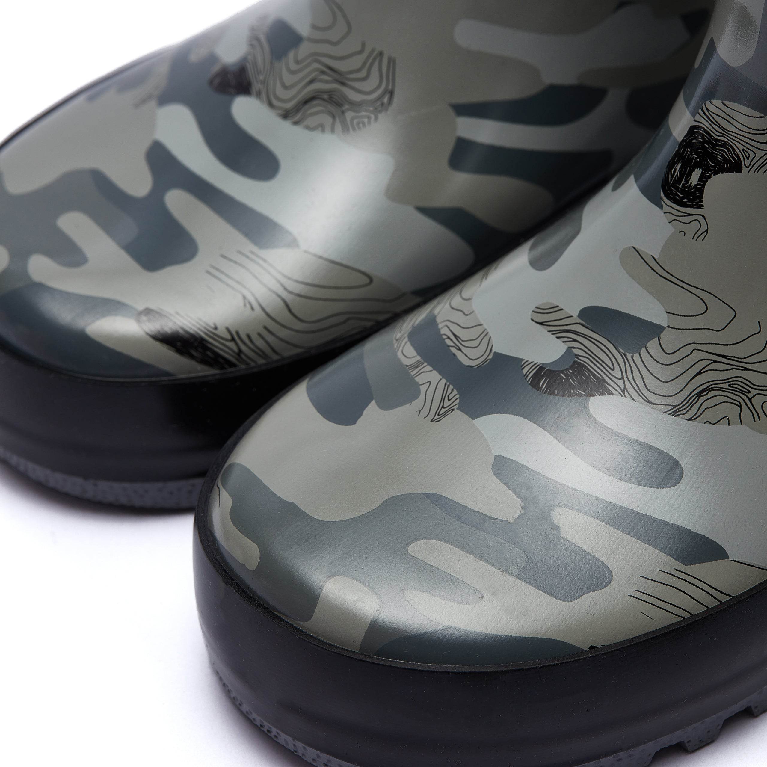 Harry Bear Camo Print Wellies - Image 3