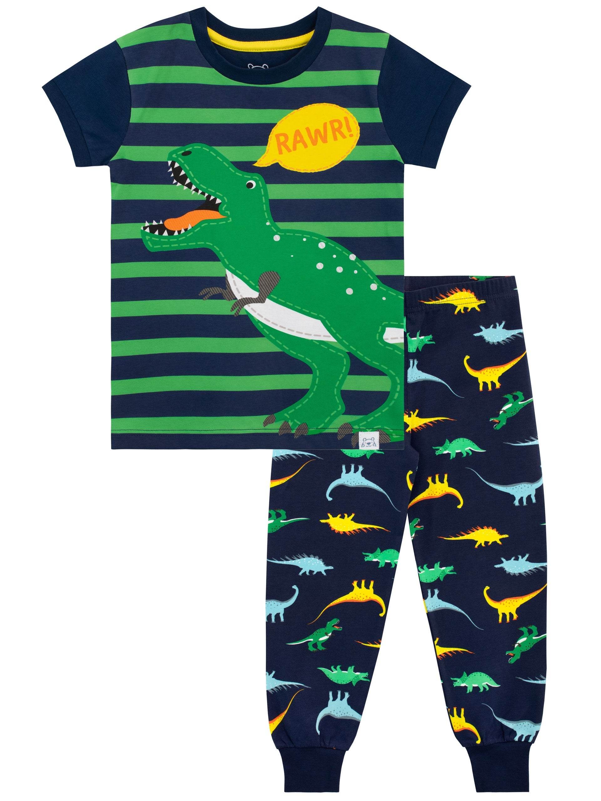 Harry Bear Dinosaur Pyjama Set - Snuggle Fit - Image 2