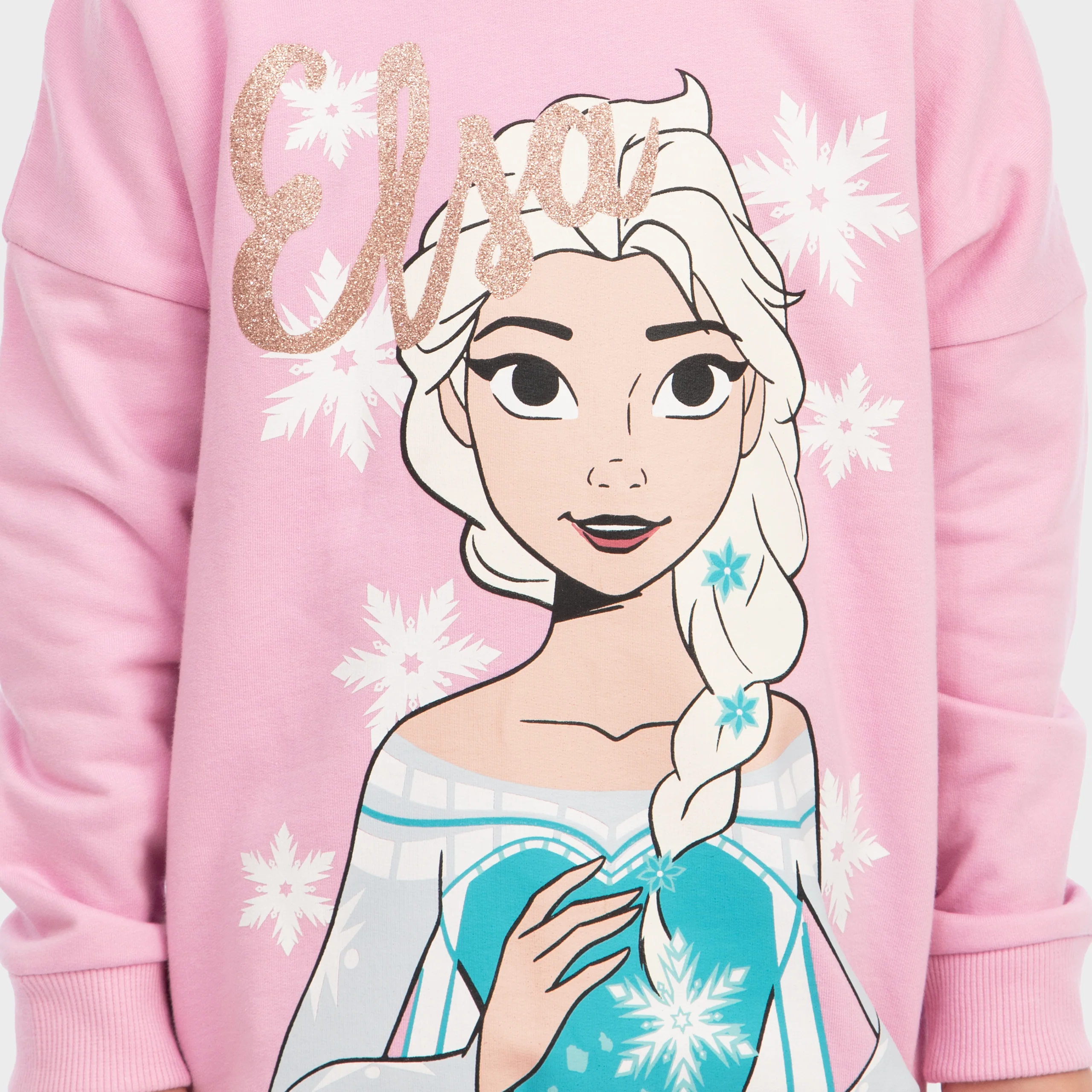 Disney Frozen Elsa Hoodie With Glitter - Image 2