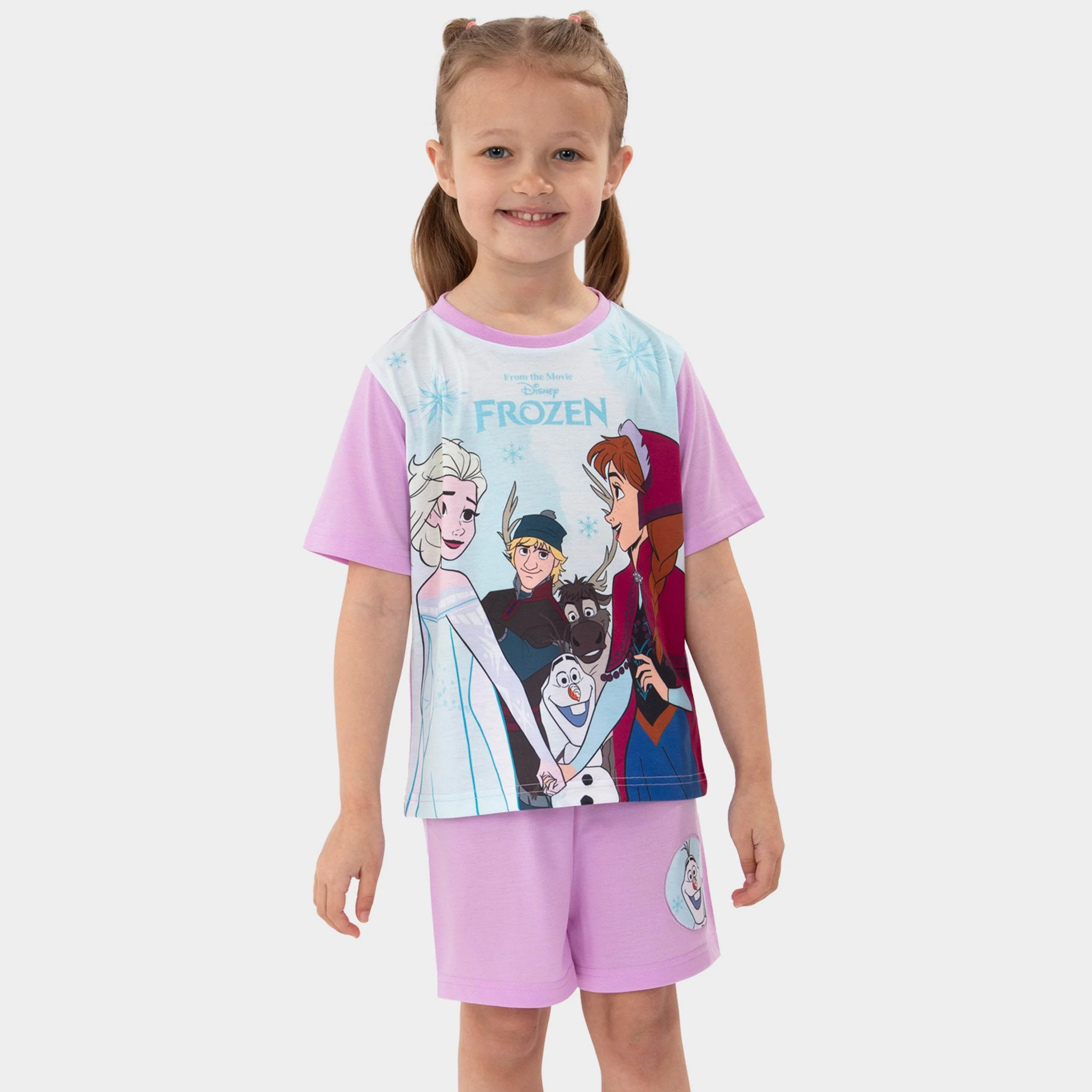 Disney Frozen Girls Short Pyjamas