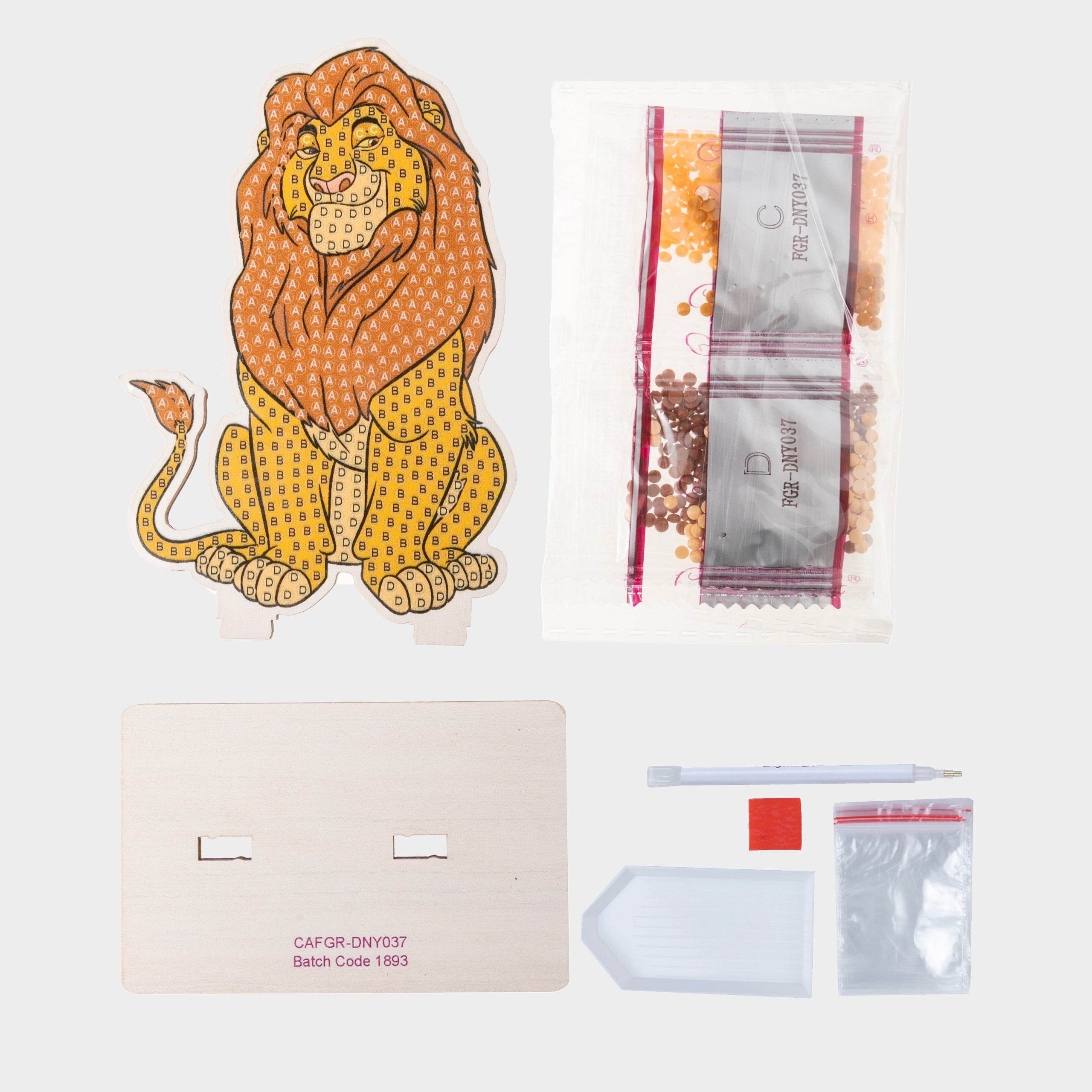 Disney Lion King Mufasa Crystal Art Buddy - Image 7