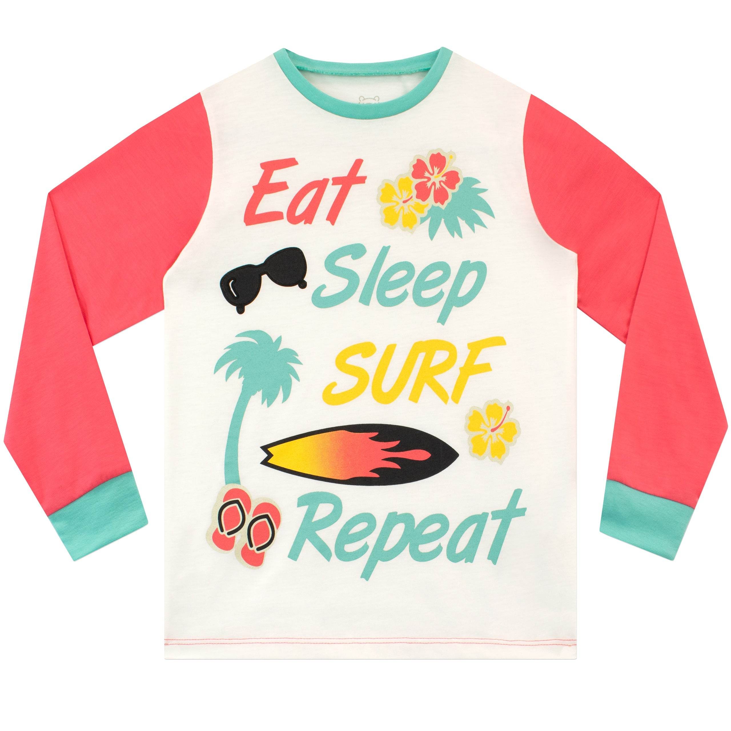 Harry Bear Eat Sleep Surf Repeat Pyjama Set - Image 2