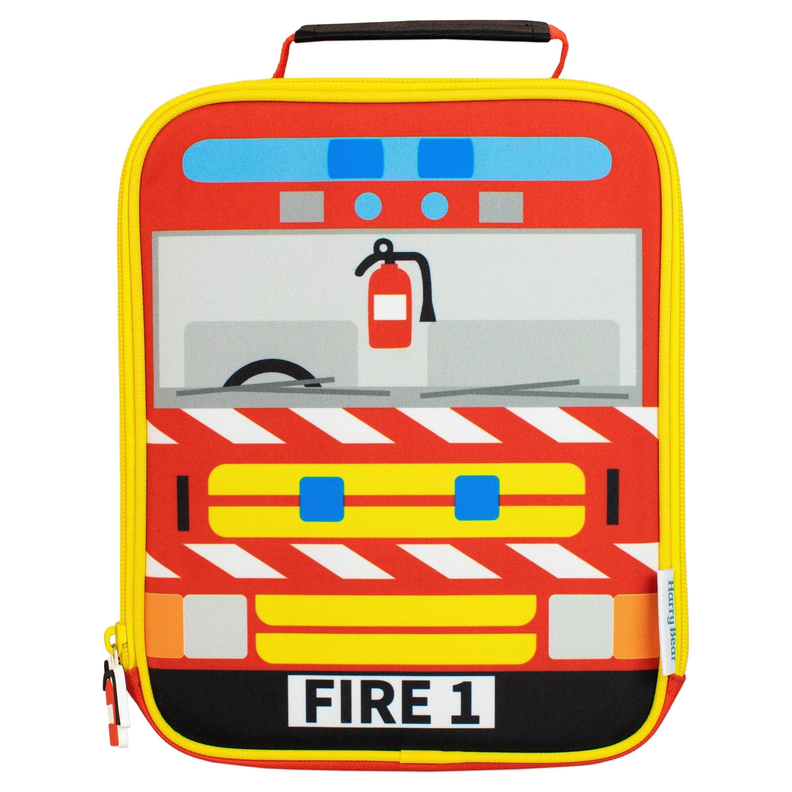 Harry Bear Fire Engine Lunch Bag
