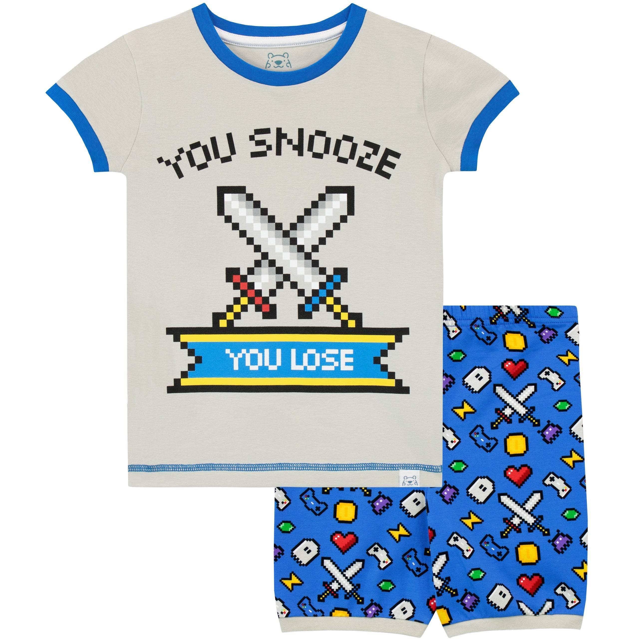 Harry Bear Gaming Short Pyjamas
