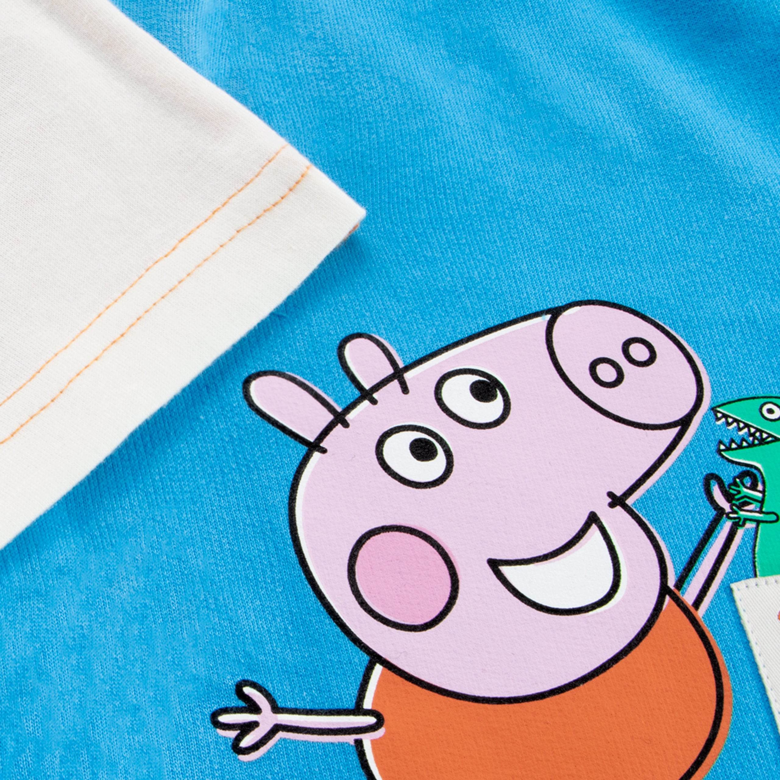 George Pig T-Shirt And Shorts Set - 3D Dino - Image 9
