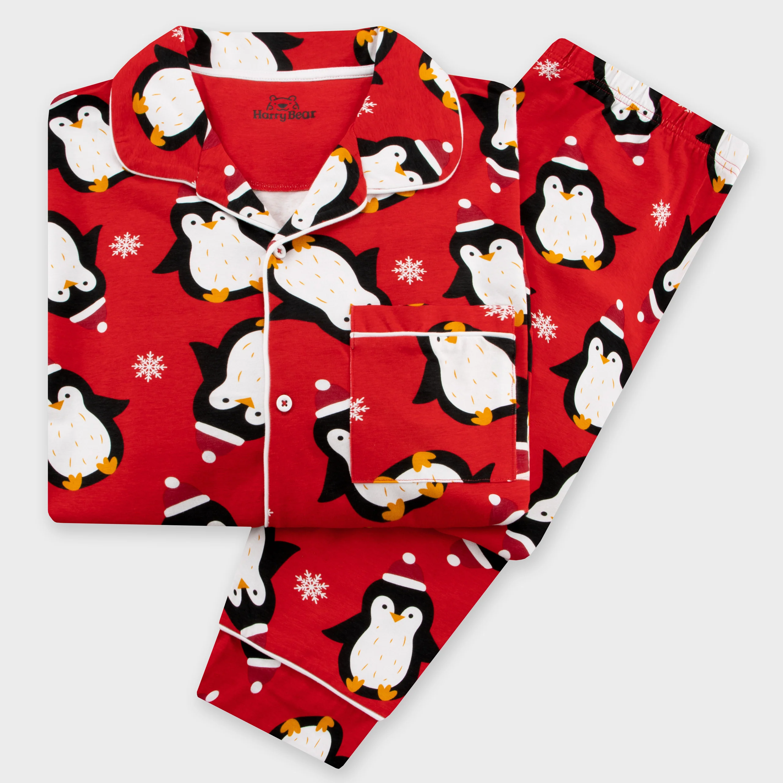 HARRY BEAR PYJAMAS | CHRISTMAS AOP PENGUINS - Image 8