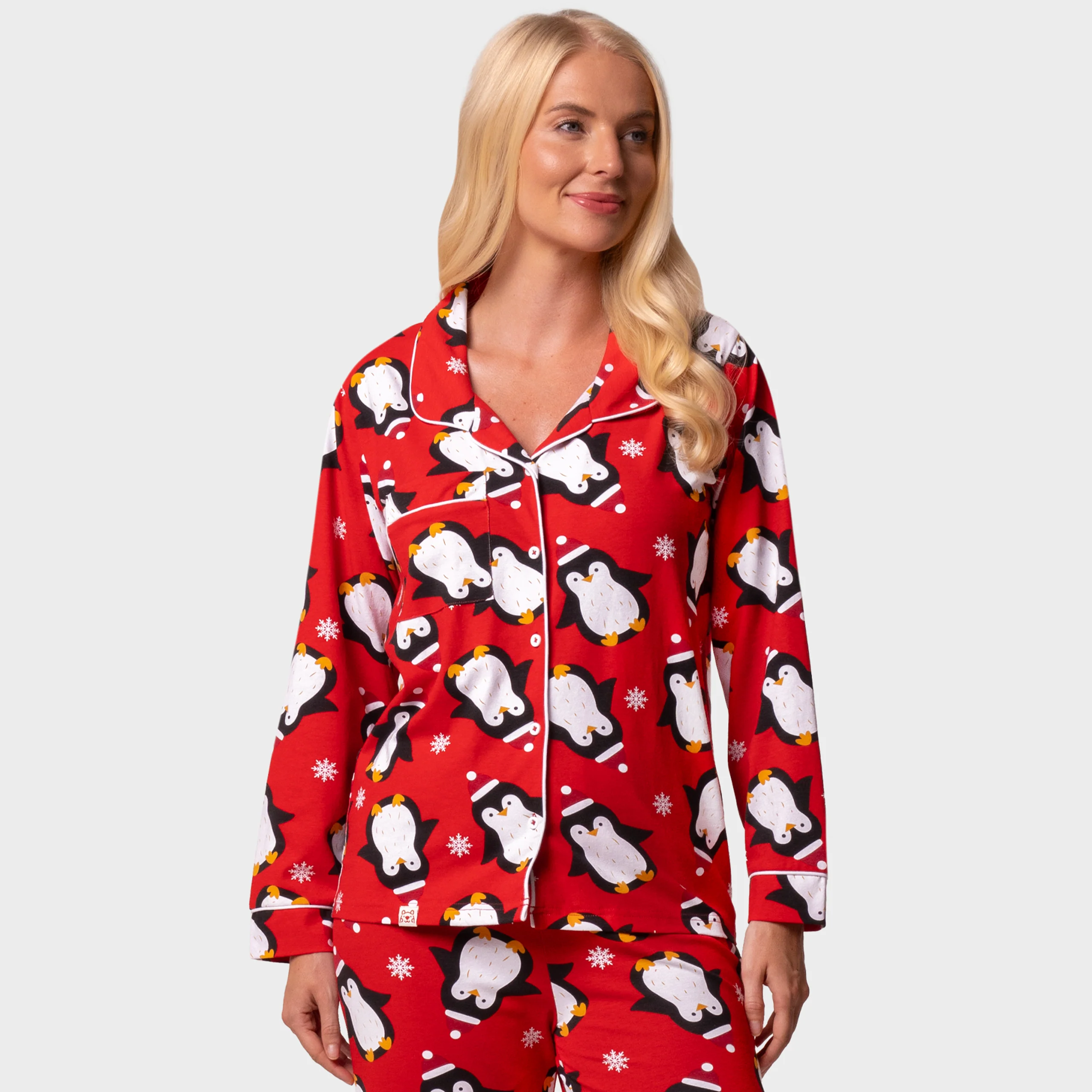 HARRY BEAR PYJAMAS | CHRISTMAS AOP PENGUINS - Image 2