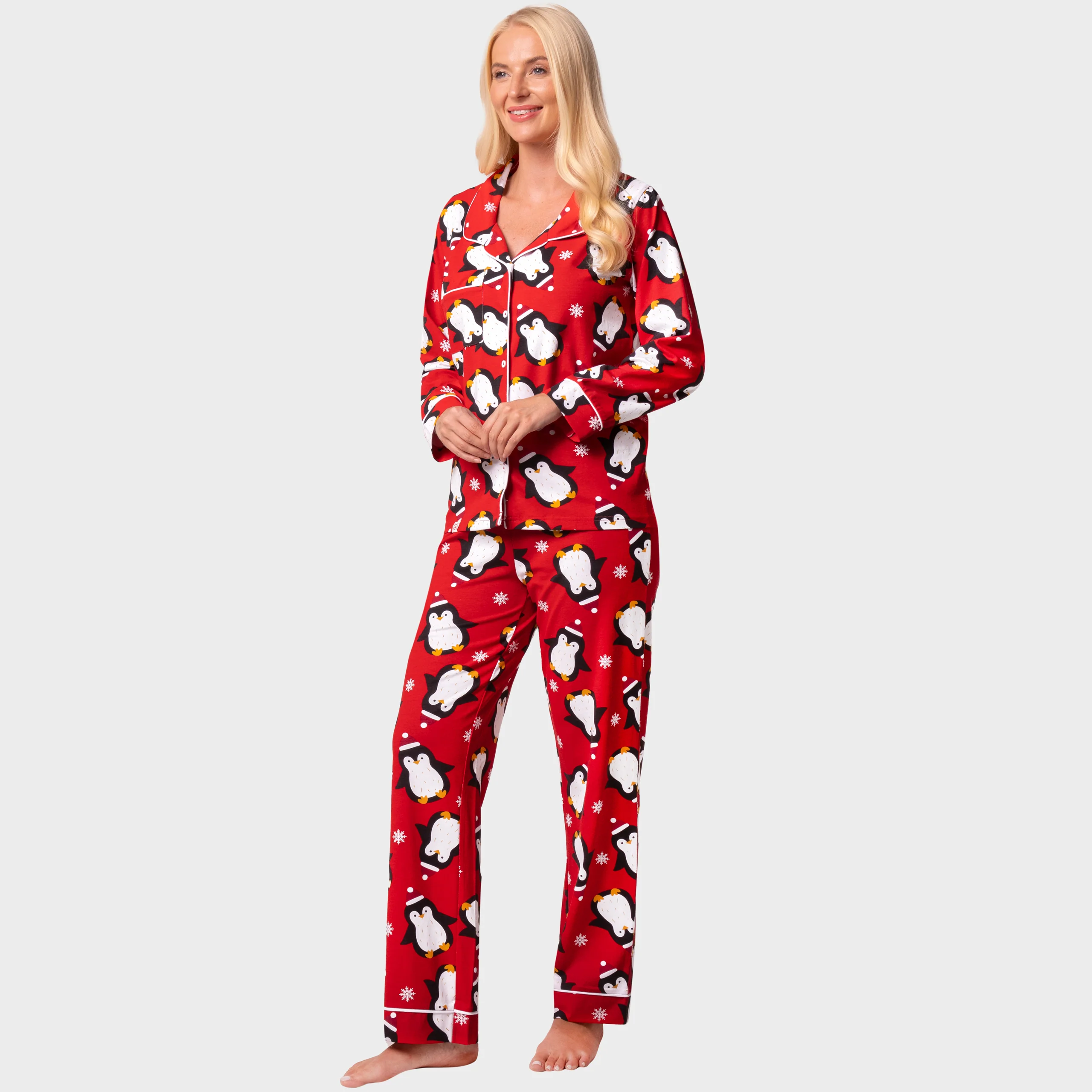 HARRY BEAR PYJAMAS | CHRISTMAS AOP PENGUINS - Image 4