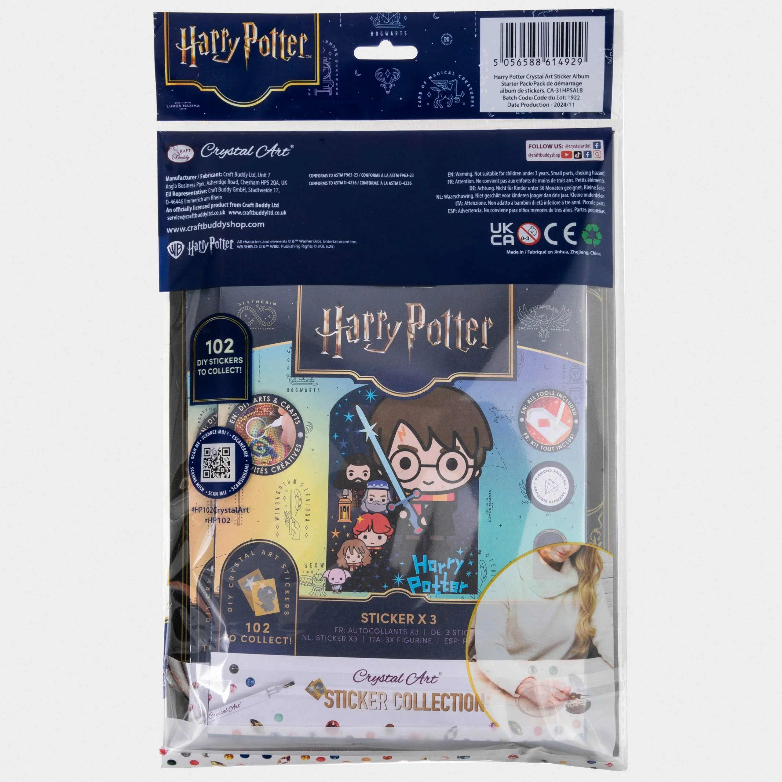 Harry Potter Crystal Art Sticker Collection - Album & Stickers - Image 2