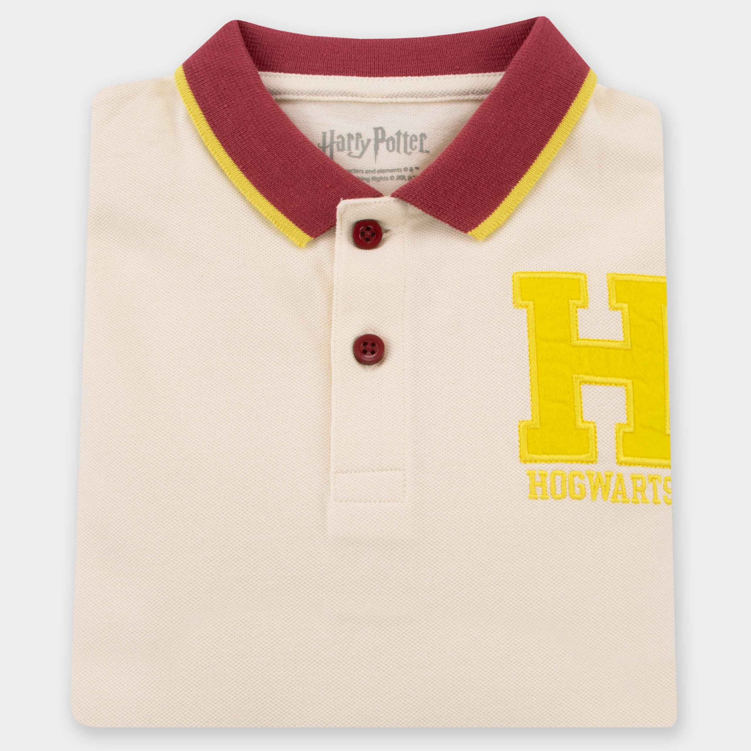 Harry Potter Long Sleeve Polo Shirt - Hogwarts Houses - Image 10