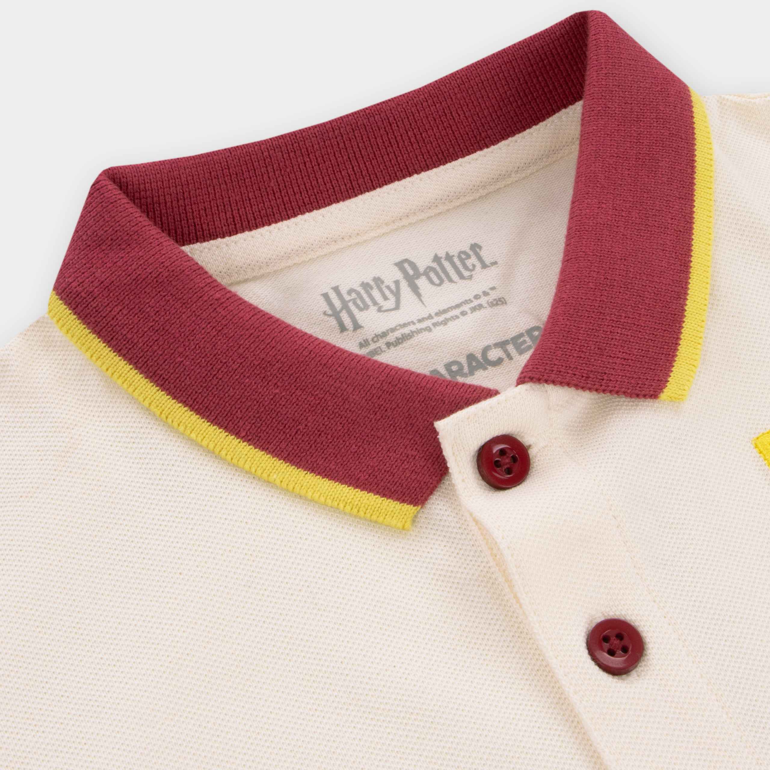 Harry Potter Long Sleeve Polo Shirt - Hogwarts Houses - Image 7