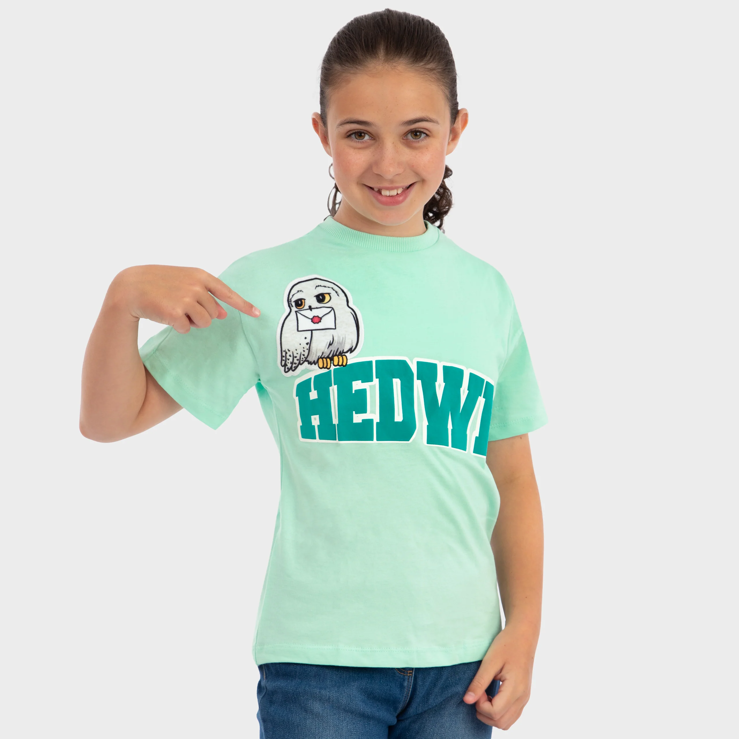 Harry Potter Short Sleeve Hedwig Boxy T-shirt - Image 3