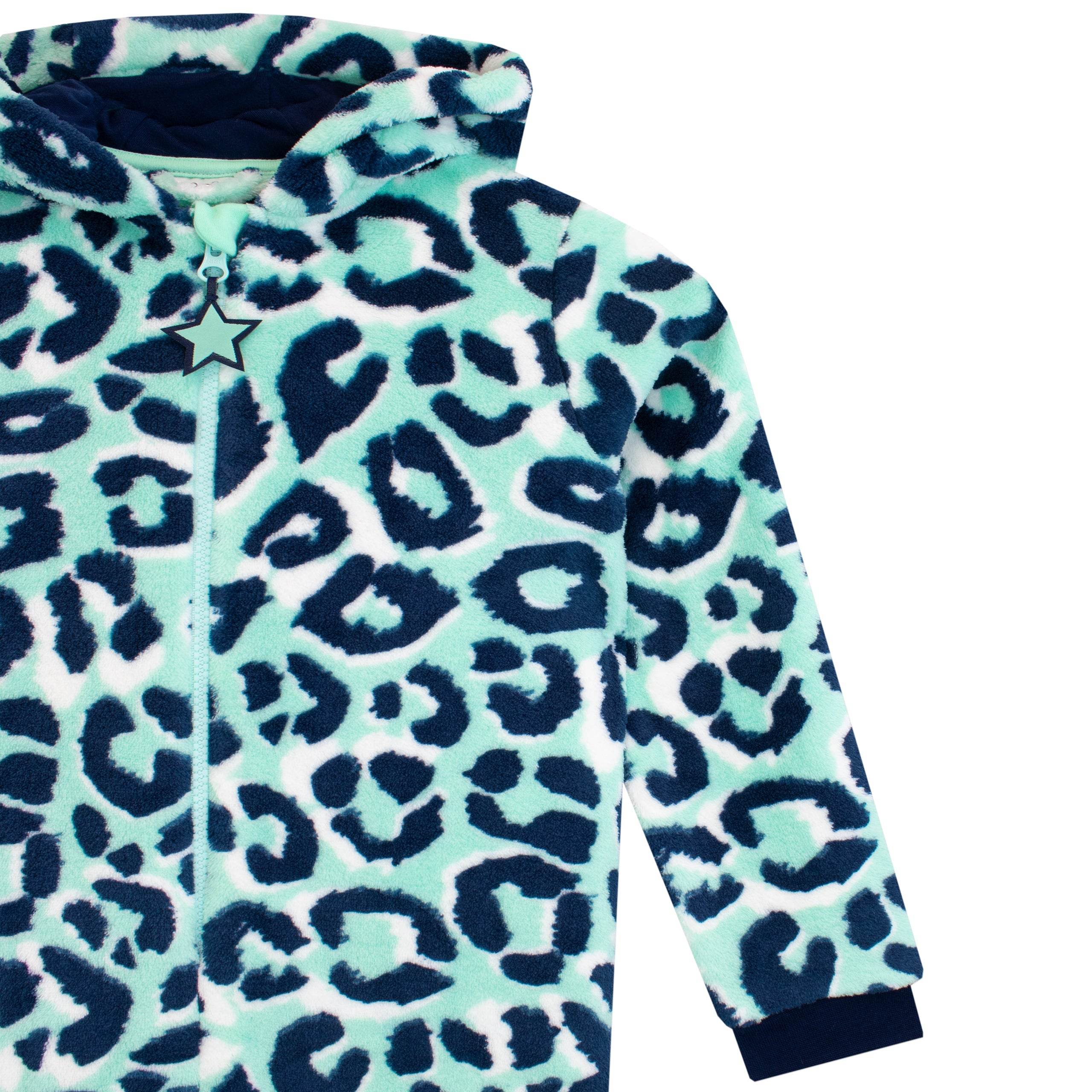 Harry Bear girls Leopard Print Onesie - Image 3