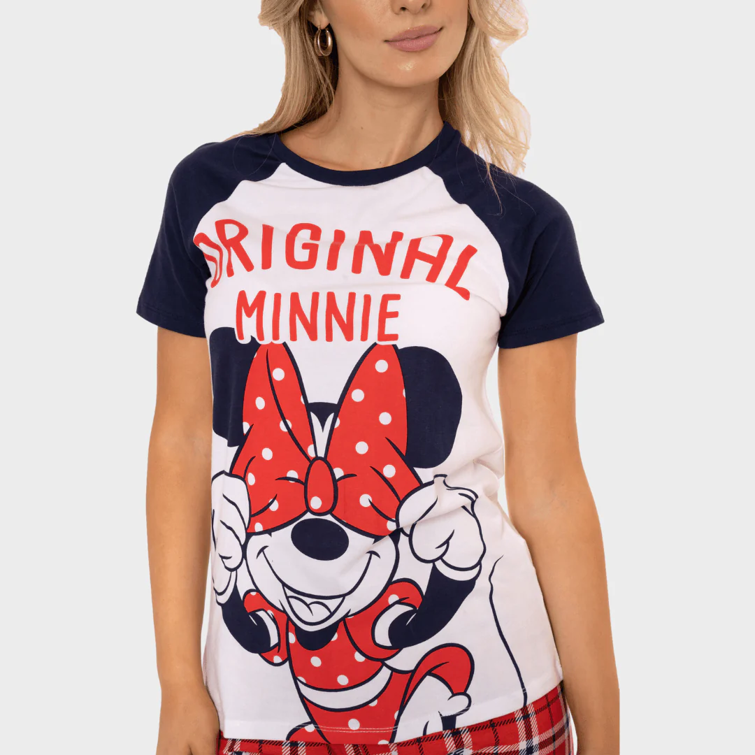 Ladies Minnie Mouse Pyjama Set - Image 2