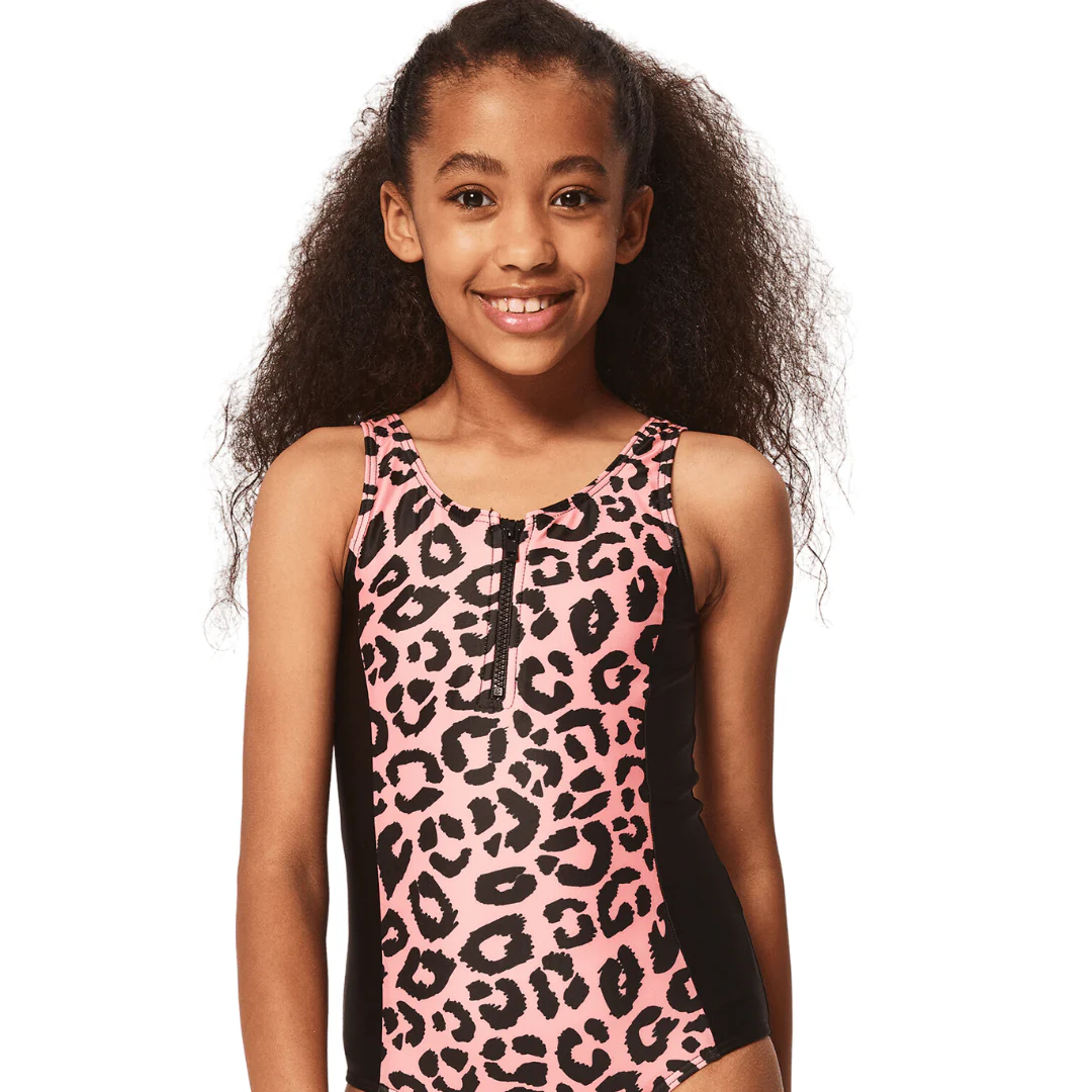 Harry Bear Leopard Print Swimming Costume