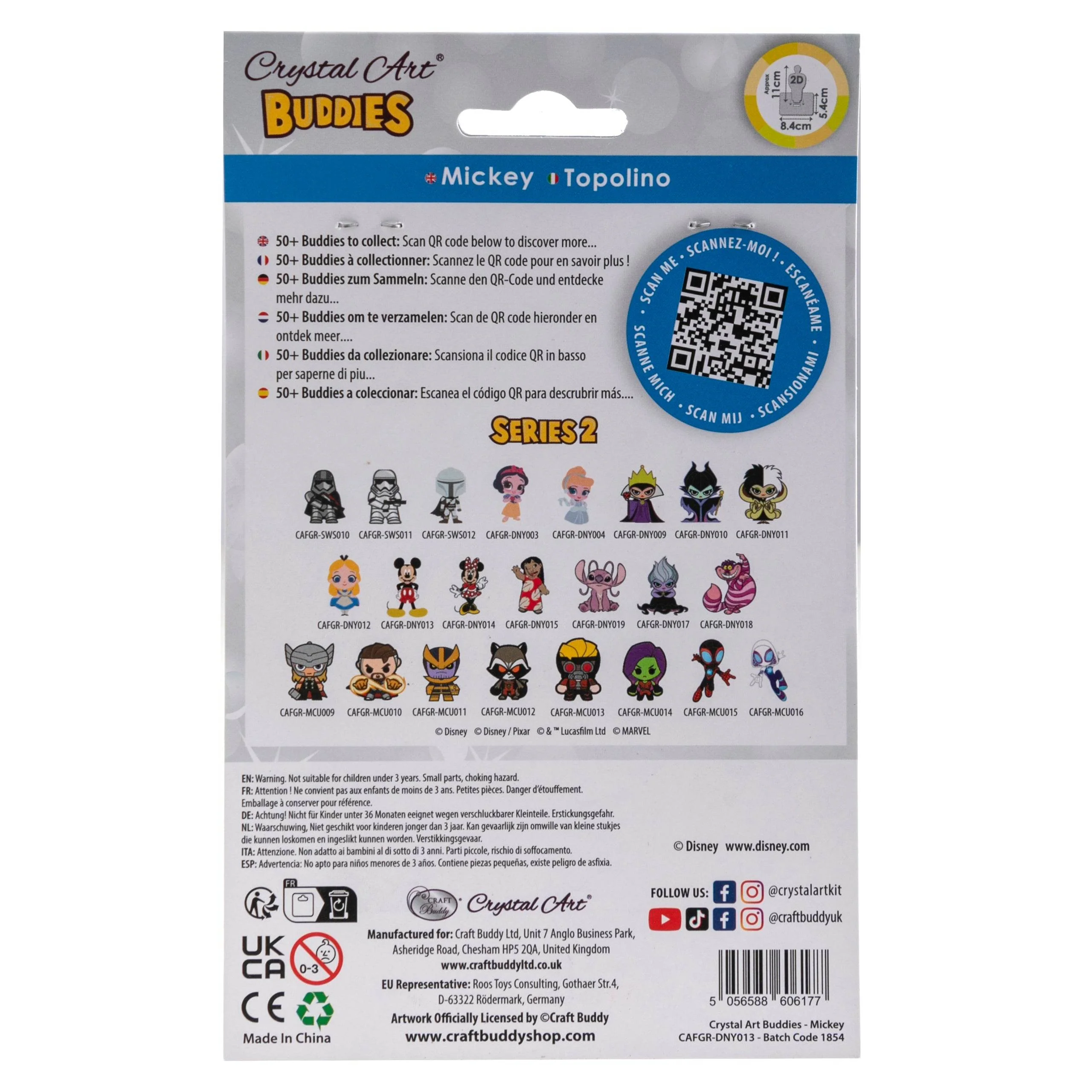 Mickey Mouse Disney Crystal Art Buddy - Image 7