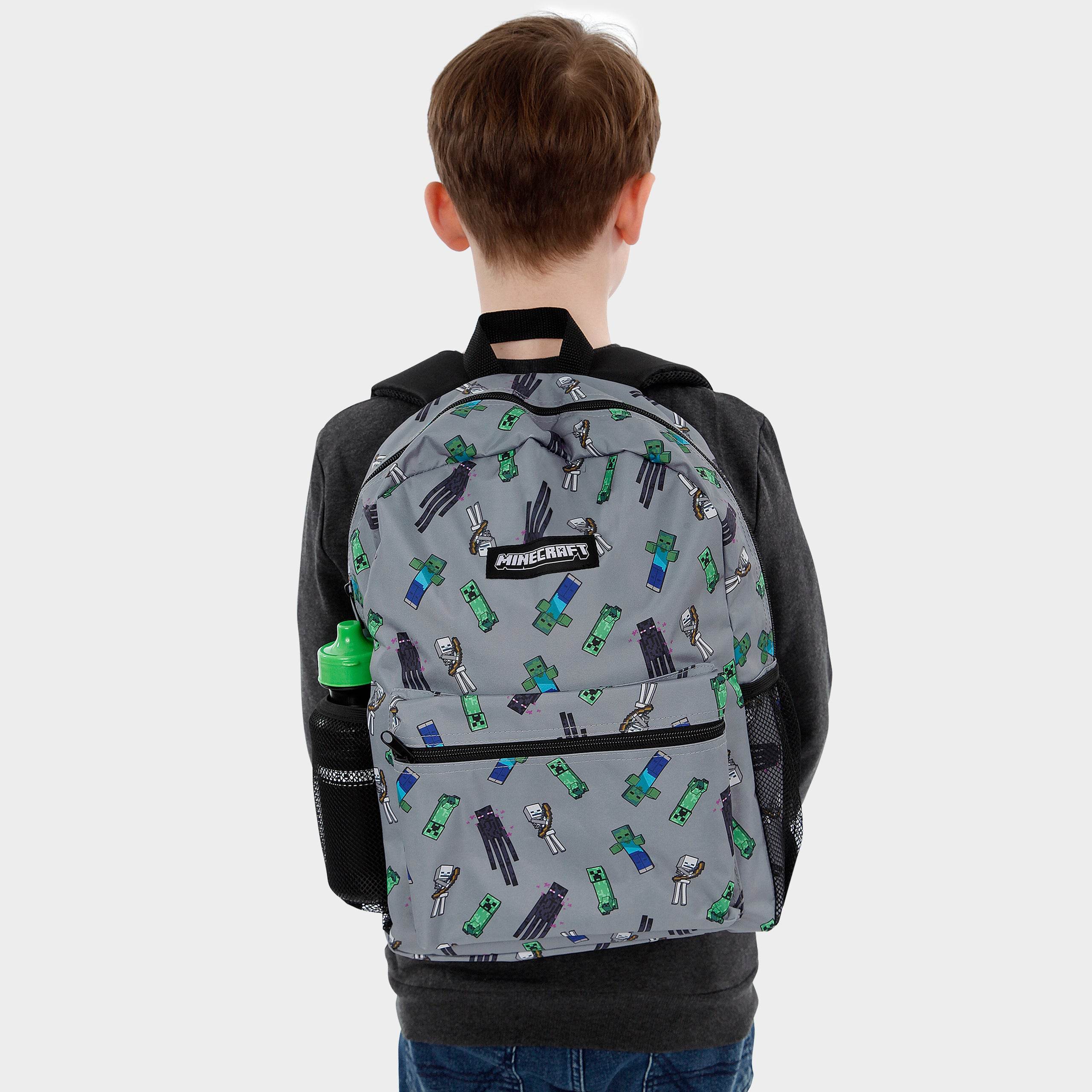 Minecraft 4 Piece Backpack Set - Image 3