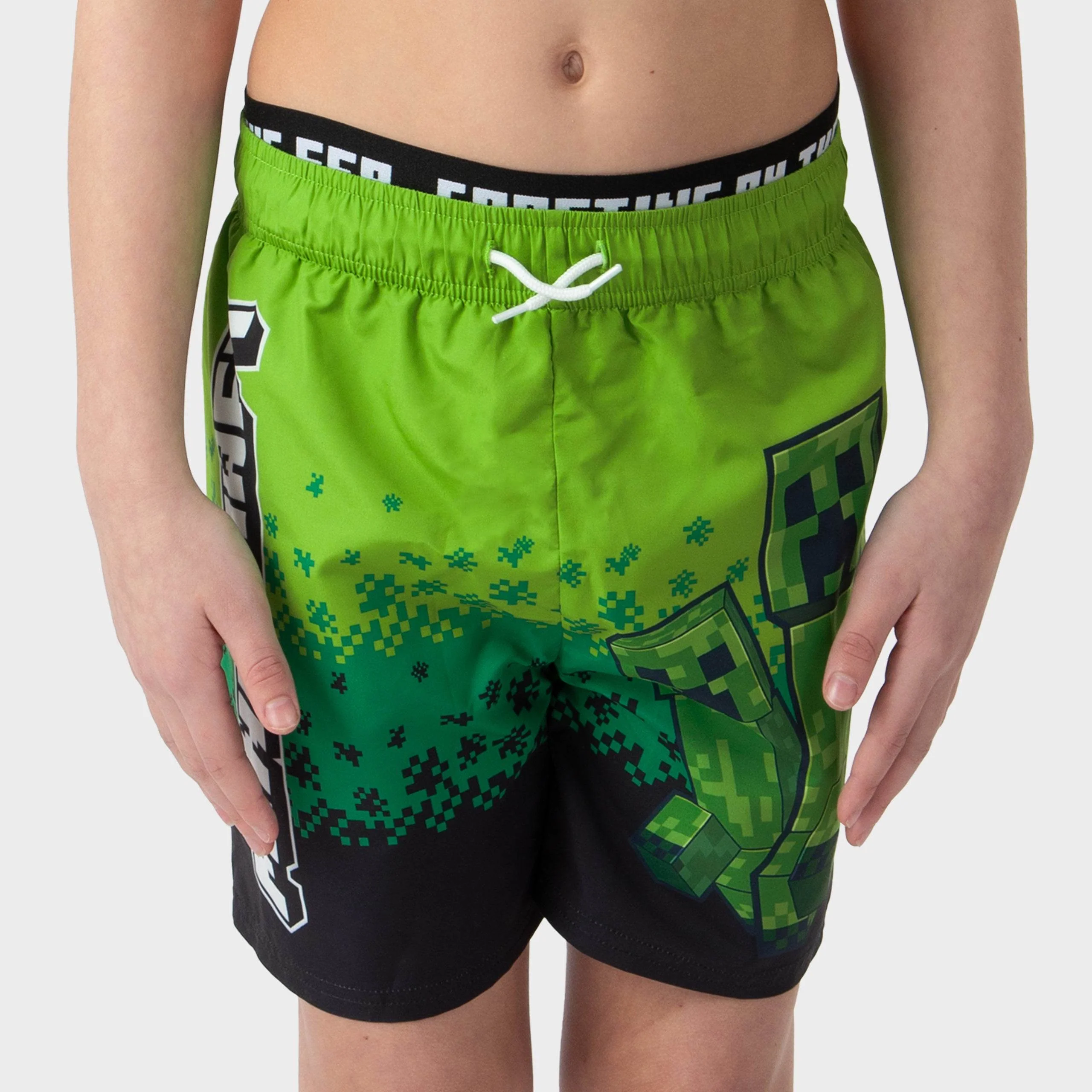 Minecraft Swim Shorts - Creeper - Image 3