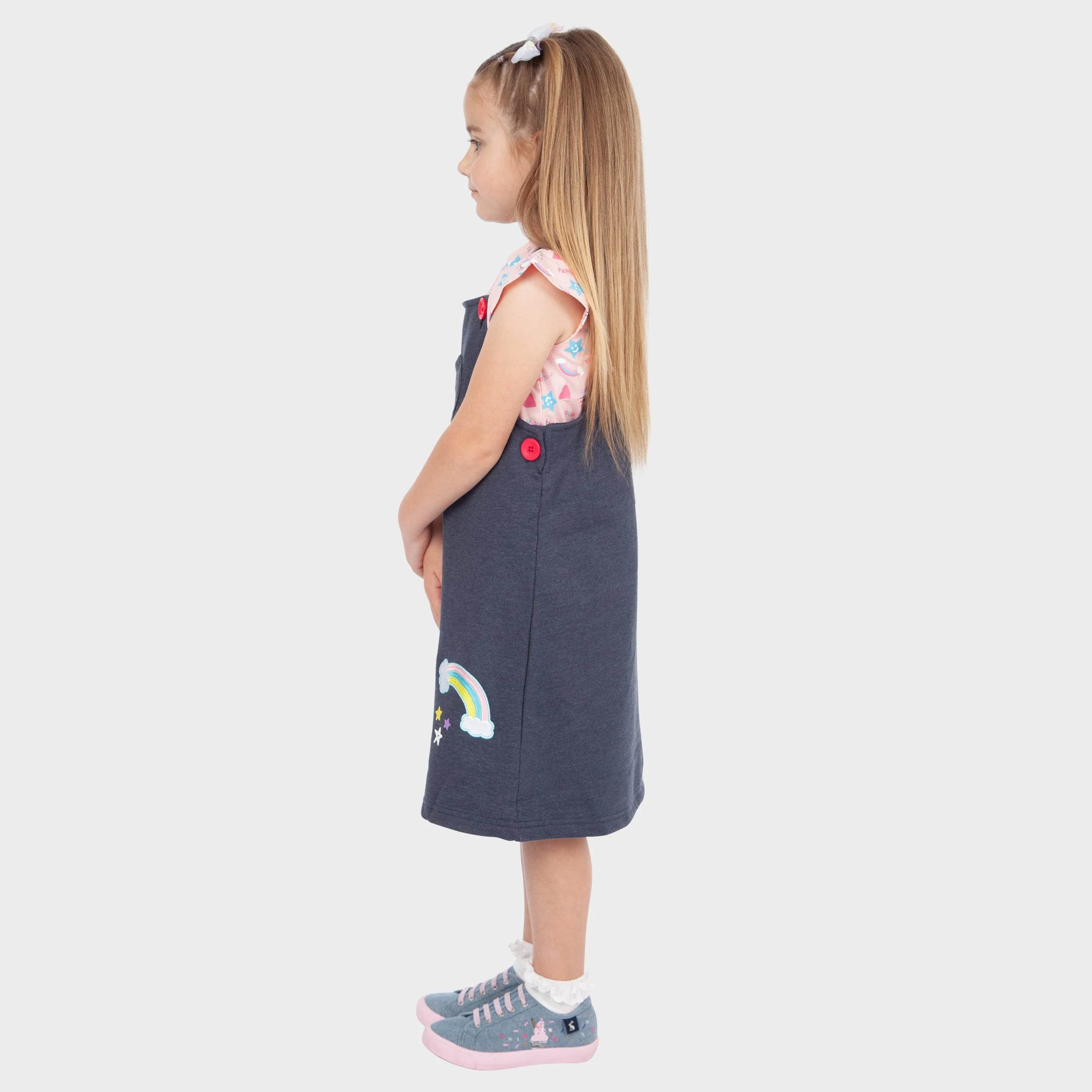 Peppa Pig Pinafore Dress Set - Image 5
