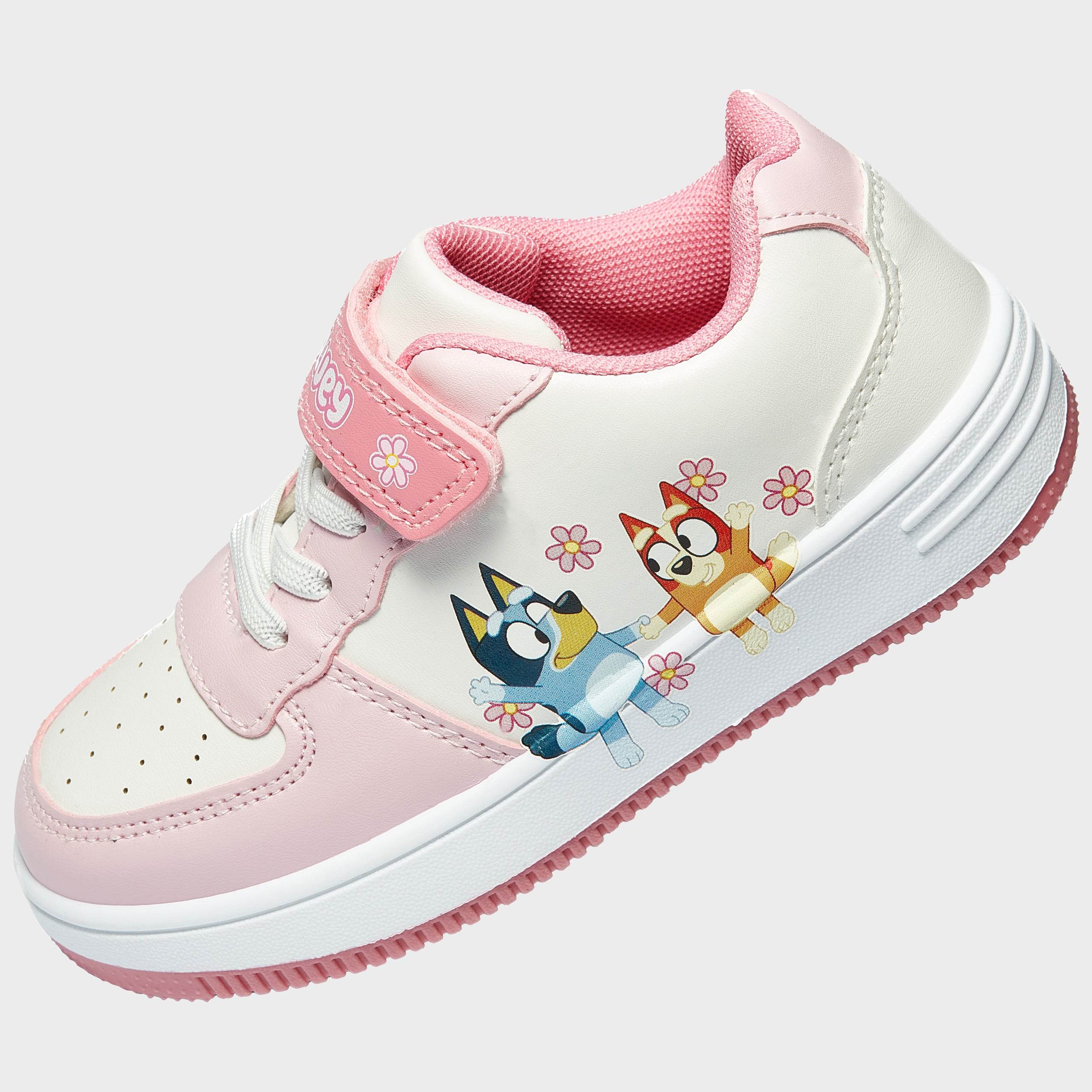 Pink and White Bluey Trainers - Image 4