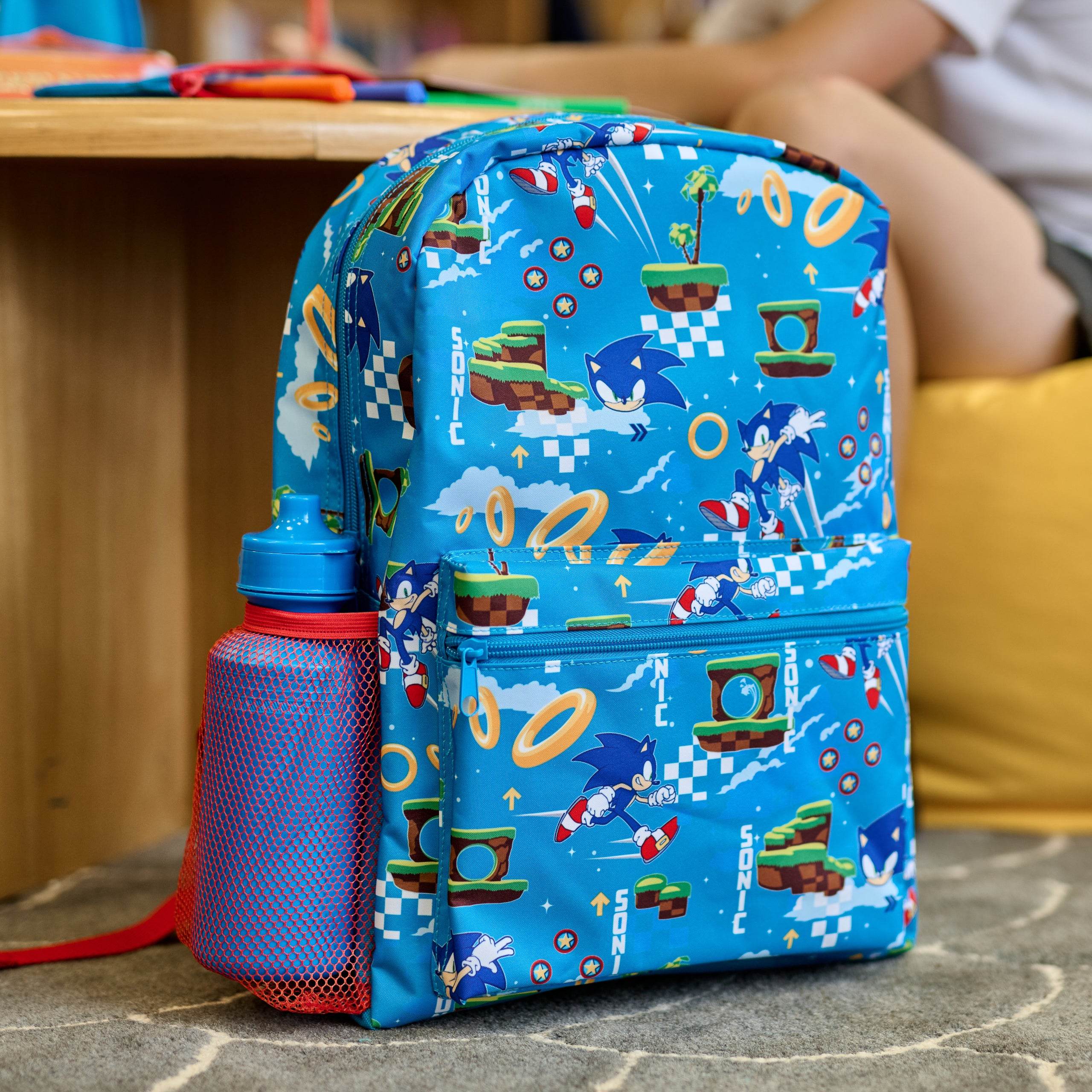 Sonic The Hedgehog 4 Piece Schoolbag Set - Image 6