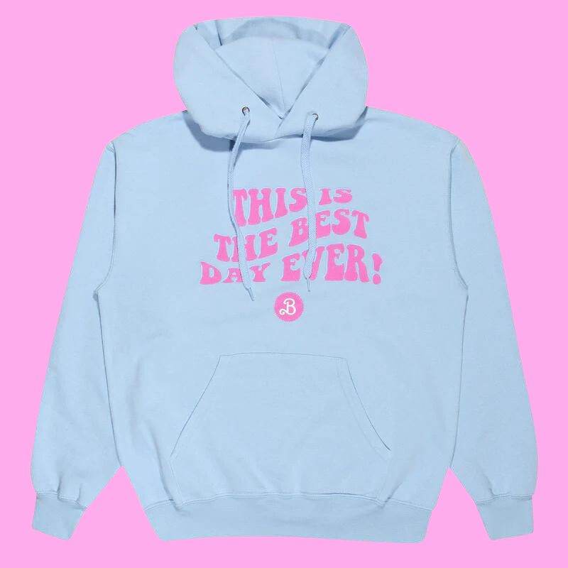 Womens Barbie Best Day Ever Hoodie - Image 2